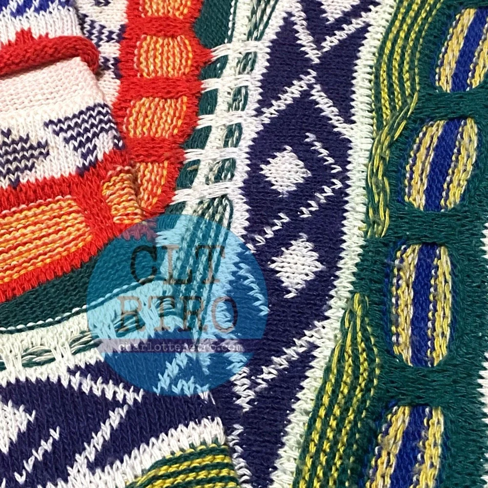 vtg Florence Tricot 3D knit Sweater